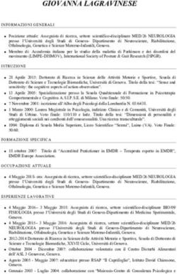 GIOVANNA LAGRAVINESE - Università degli studi di Genova