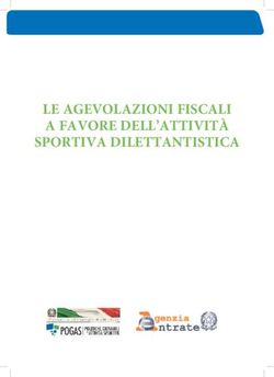 LE AGEVOLAZIONI FISCALI A FAVORE DELL'ATTIVITÀ SPORTIVA DILETTANTISTICA