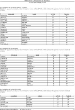 Ministero Universita' e Ricerca Elezioni CNAM 2021