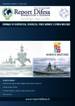 GIORNALE DI GEOPOLITICA, SICUREZZA, FORZE ARMATE E STORIA MILITARE