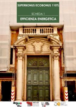 EFFICIENZA ENERGETICA - SUPERBONUS ECOBONUS 110% SCHEDA 1 - Regione Emilia-Romagna Energia