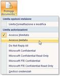 Protezione dei documenti di Microsoft Offi ce 2007 per utenti e aziende