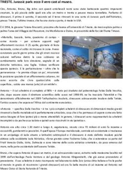 TRIESTE. Jurassic park: ecco il vero cast al museo.