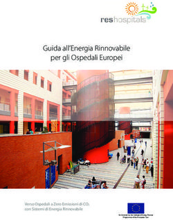 Guida all'Energia Rinnovabile per gli Ospedali Europei - Verso Ospedali a Zero Emissioni di CO2 con Sistemi di Energia Rinnovabile