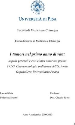 I tumori nel primo anno di vita: Core