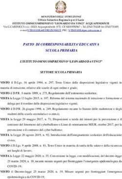 PATTO DI CORRESPONSABILITA' EDUCATIVA SCUOLA PRIMARIA
