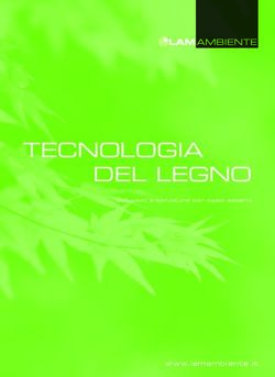 TECNOLOGIA DEL LEGNO - Lam Ambiente