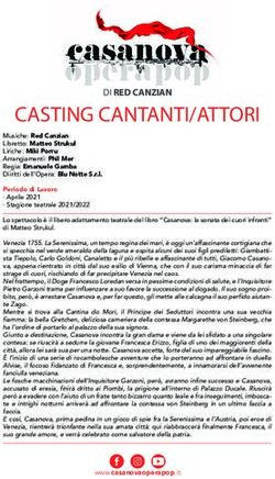 CASTING CANTANTI/ATTORI - DI RED CANZIAN - Casanova Opera Pop