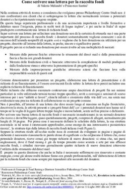 Come scrivere una lettera per la raccolta fondi - Valerio Melandri