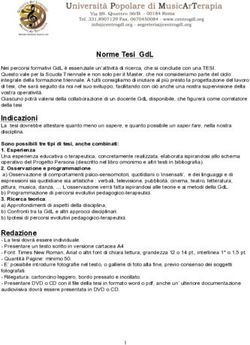 NORME TESI GDL - MUSICARTERAPIA ...