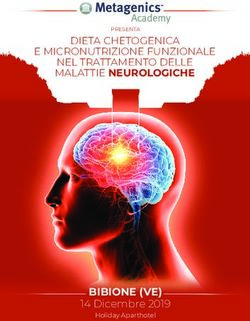 BIBIONE (VE) - DIETA CHETOGENICA E MICRONUTRIZIONE FUNZIONALE NEL TRATTAMENTO DELLE MALATTIE NEUROLOGICHE