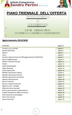 FORMATIVA PIANO TRIENNALE DELL OFFERTA - I.C.S. Pertini Vernio