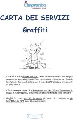 CARTA DEI SERVIZI Graffiti - L'Impronta Associazione onlus