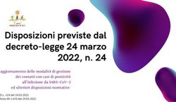 AGGIORNAMENTO DELLE MODALIT&Agrave; DI GESTIONE DEI CONTATTI CON CASI DI POSITIVIT&Agrave; ALL'INFEZIONE DA SARS-COV-2 ED ULTERIORI DISPOSIZIONI NORMATIVE ...