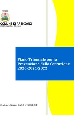 Piano Triennale per la Prevenzione della Corruzione 2020-2021-2022 - COMUNE DI ARENZANO