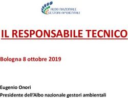 IL RESPONSABILE TECNICO - Bologna 8 ottobre 2019 Eugenio Onori Presidente dell'Albo nazionale gestori ambientali - Camera di Commercio di Bologna