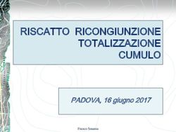 RISCATTO RICONGIUNZIONE TOTALIZZAZIONE CUMULO - PADOVA, 16 giugno 2017 Franco Smania - Ordine Avvocati Padova