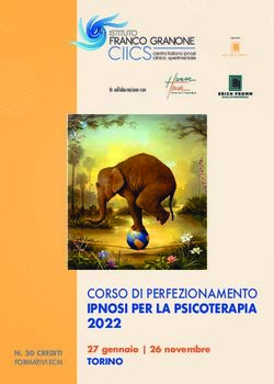 CORSO DI PERFEZIONAMENTO - IPNOSI PER LA PSICOTERAPIA 2022 27 gennaio | 26 novembre