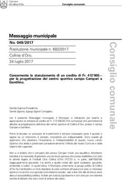 Messaggio municipale No. 049/2017 Risoluzione municipale n. 682/2017 Collina d'Oro, 24 luglio 2017 - Comune di Collina d'Oro