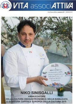 NIKO SINISGALLI AMBASCIATORE - DELLA CULTURA ENOGASTRONOMICA DELLA BASILICATA E DI MATERA CAPITALE EUROPEA DELLA CULTURA 2019 - Federazione ...