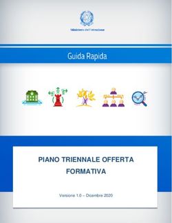 PIANO TRIENNALE OFFERTA FORMATIVA - Versione 1.0 - Dicembre 2020 - Orizzonte ...