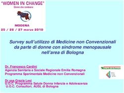 Survey sull'utilizzo di Medicine non Convenzionali da parte di donne con sindrome menopausale nell'area di Bologna