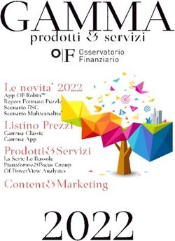 GAMMA prodotti & servizi - OF Osservatorio Finanziario