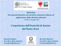 L'esperienza dell'Autorit&agrave; di bacino del fiume Arno - Ispra