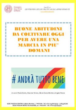 BUONE ABITUDINI DA COLTIVARE OGGI PER AVERE UNA MARCIA IN PIU' DOMANI - Lab.DA