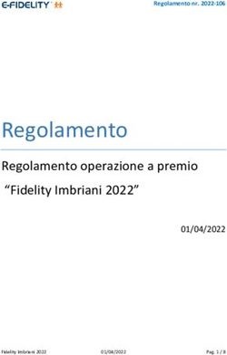 Regolamento Regolamento operazione a premio "Fidelity Imbriani 2022" 01/04/2022