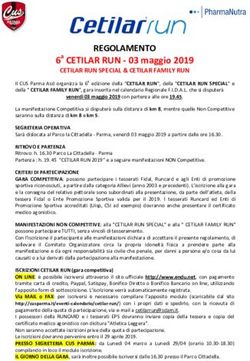 REGOLAMENTO 6a CETILAR RUN - 03 maggio 2019 - CETILAR RUN SPECIAL & CETILAR FAMILY RUN - CUS Parma ASD