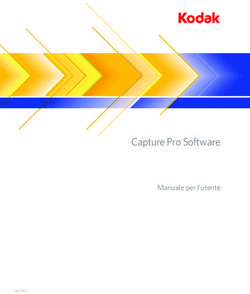 Capture Pro Software Manuale per l'utente