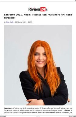 Sanremo 2021, Noemi rinasce con "Glicine": "Mi sono ritrovata" - Riviera24