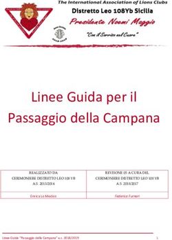 Linee Guida per il Passaggio della Campana