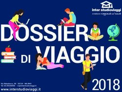 DOSSIER DI VIAGGIO - inter studioviaggi