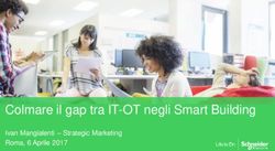 Colmare il gap tra IT-OT negli Smart Building - Ivan Mangialenti - Strategic Marketing Roma, 6 Aprile 2017 - OSSIF