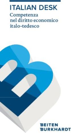 ITALIAN DESK Competenza nel diritto economico italo-tedesco - Beiten Burkhardt