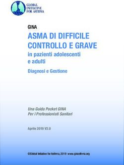 ASMA DI DIFFICILE CONTROLLO E GRAVE - in pazienti adolescenti e adulti Diagnosi e Gestione - GINASMA