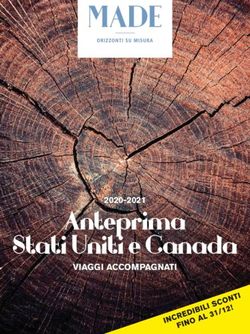 Anteprima Stati Uniti e Canada - VIAGGI ACCOMPAGNATI 2020-2021 - Cataloghi Eden Viaggi