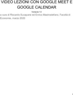 VIDEO LEZIONI CON GOOGLE MEET E GOOGLE CALENDAR - a cura di Riccardo Sucapane ed Enrico Mastrostefano, Facoltà di Economia, marzo 2020 - Sapienza ...