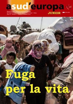 Fuga per la vita - JUNIOR - Centro Studi Pio La Torre