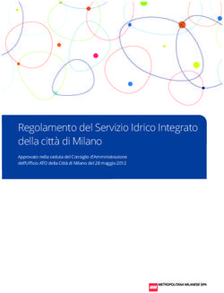Regolamento del Servizio Idrico Integrato della città di Milano - Approvato nella seduta del Consiglio d'Amministrazione dell'Ufficio ATO della ...