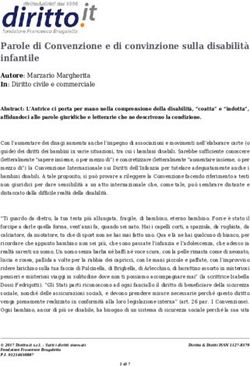 Parole di Convenzione e di convinzione sulla disabilità infantile - Diritto.it