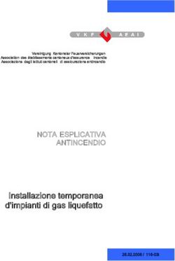 Installazione temporanea d'impianti di gas liquefatto