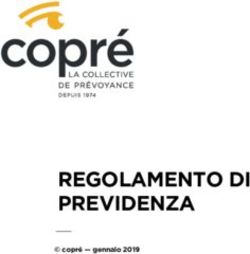 REGOLAMENTO DI PREVIDENZA