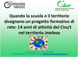 Quando la scuola e il territorio disegnano un progetto formativo di rete: 14 anni di attività del Ciss/t nel territorio imolese - Nuovo ...