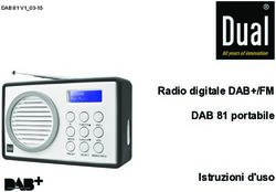 Radio digitale DAB+/FM DAB 81 portabile Istruzioni d'uso - DAB 81 V1_03-15