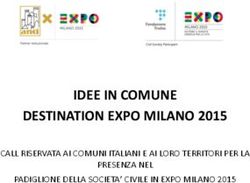 IDEE IN COMUNE DESTINATION EXPO MILANO 2015 - CALL RISERVATA AI COMUNI ITALIANI E AI LORO TERRITORI PER LA PRESENZA NEL PADIGLIONE DELLA SOCIETA' ...