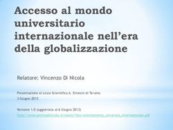 Accesso al mondo universitario internazionale nell'era della globalizzazione