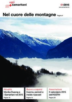 Nel cuore delle montagne Pagina 4 01/2015 - Extranet
